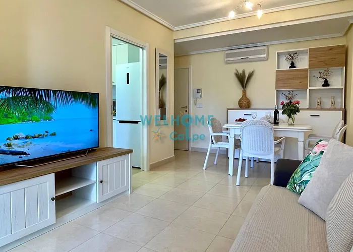 Orquidea Comodo Apartamento: Vista Al Mar, Piscina, Parking Apartament Calpe