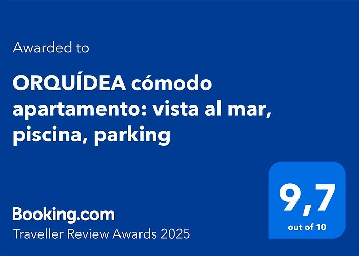 Orquidea Comodo Apartamento: Vista Al Mar, Piscina, Parking Calpe