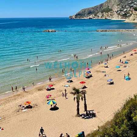 Orquídea Cómodo Apartamento: Vista Al Mar, Piscina, Parking Calpe