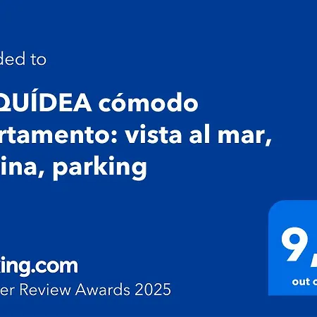 Orquídea Cómodo Apartamento: Vista Al Mar, Piscina, Parking Calpe