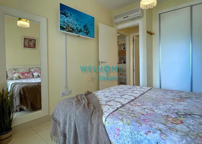 Апартаменты Orquidea Comodo Apartamento: Vista Al Mar, Piscina, Parking Кальпе